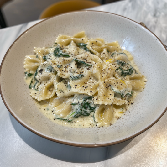 Ricotta Lemon Spinach Pasta