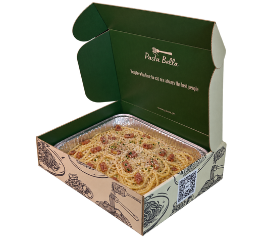 Pasta Carbonara Tray (good for 8-10 Pax)